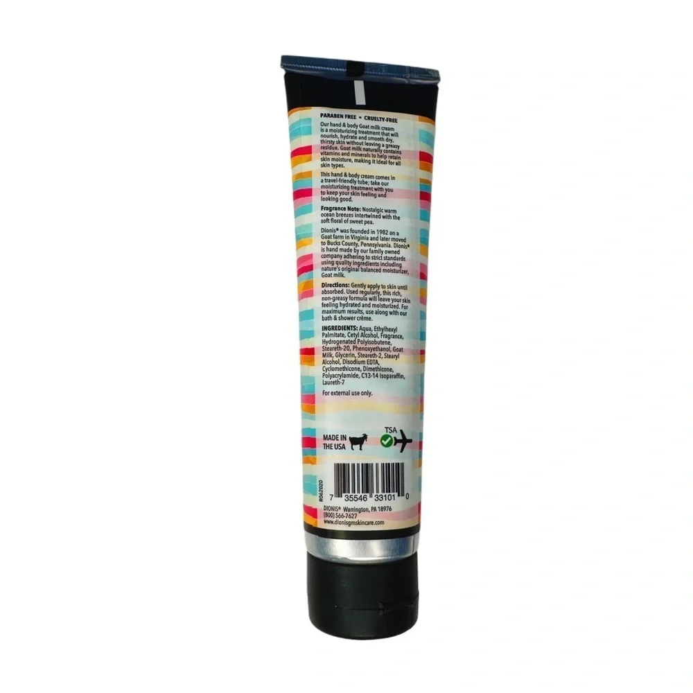 5/$25 😻 Dionis Hand & Body Goat Milk Cream - Vibrant Multicolor